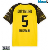 Borussia Dortmund Ramy Bensebaini #5 Replica Home Shirt 2025-26 Short Sleeve